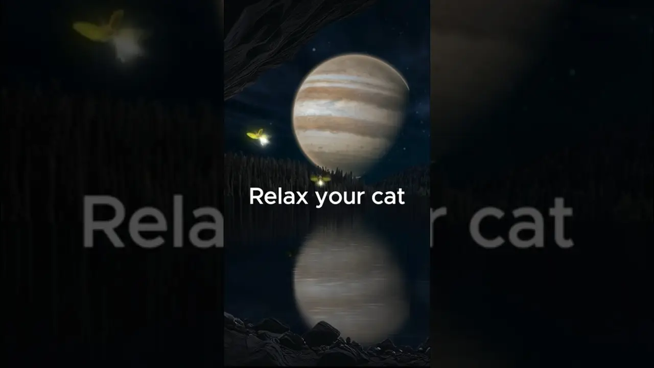 2am zoomies? Show this to your cat for relaxation and sleep 😻. #cattv #relaxmycat #cattvgames